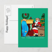 Hilarisch Briefkaart voor kerstHumor (Voorkant / Achterkant)