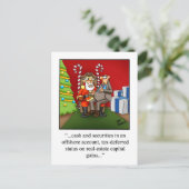 Hilarisch Briefkaart voor kerstHumor (Staand voorkant)