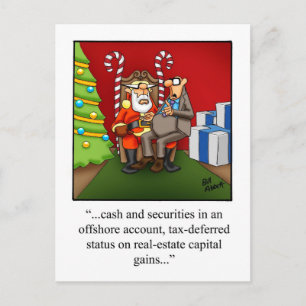 Hilarisch Briefkaart voor kerstHumor