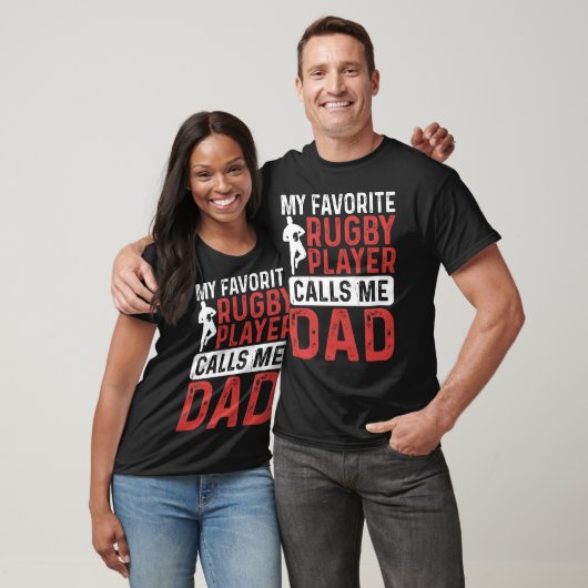 Hilarisch en brutaal Rugby grap T-shirt ontwerp (Unisex)