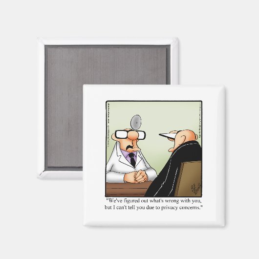 Hilarisch Get Well Humor Magnet Gift Magneet (Voorkant / Achterkant)