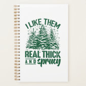 Hilarisch Kerstman Pakket Raar Kerstmisontwerp Zwe Planner (Voorkant)