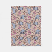 Hilarisch patroon Chinees Varkenshaar Jaar oud Roz Fleece Deken (Voorkant)