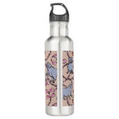 Hilarisch patroon Chinees Vietnamese varkensjaar W Waterfles (Achterkant)