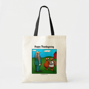 Hilarisch Thanksgiving Canvas tas Gift