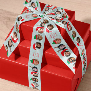 Hilarische 10 mensen in kerst Petten met tekst Lint