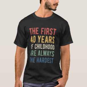 Hilarische 40 jaar oude grap  Kleuren 40e Bir T-shirt