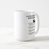 Hilarische Equestrian Life Definities Koffiemok (Voorkant rechts)