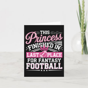 Hilarische Fantasy Football Loser Punishment Kaart