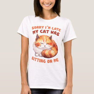 Hilarische Ginger Cat Pun T-shirt