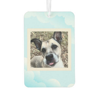 Hilarische hondenwind foto hond cadeau voor ouders luchtverfrisser