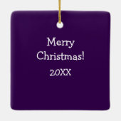 Hilarische Humor Kerst Keramisch Ornament (Achterkant)