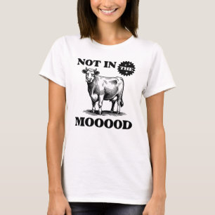 Hilarische koe woordspeling t-shirt