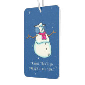 Hilarische seizoensgebonden Humor luchtverfrisser (Links)