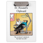 Hilarische tandarts Humor Klembord Gift (Voorkant)