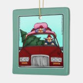 Hilarische Tree Cutting Holiday Ornament Gift (Links)