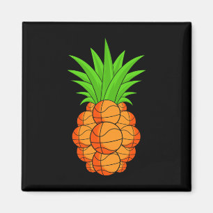 Hilarische unieke basketbal ananas - Original G Magneet