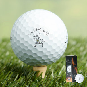 Hilarische Vaderdag Birdie Grafische Typografie Golfballen
