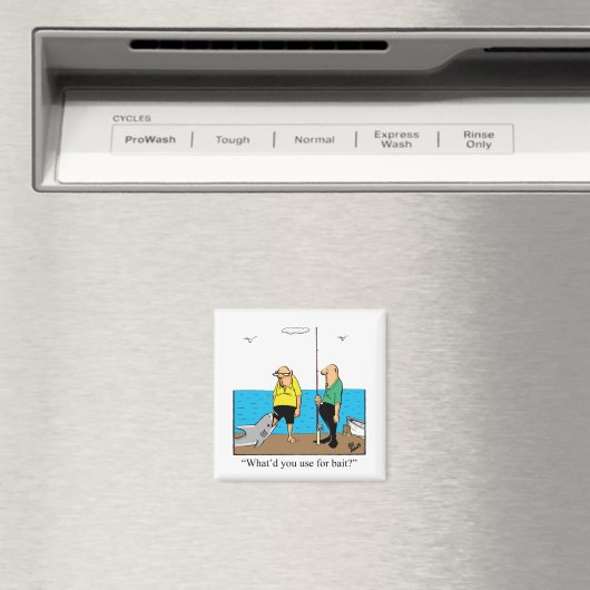 Hilarische Vissen Humor magneet (Insitu (Vaatwasser))