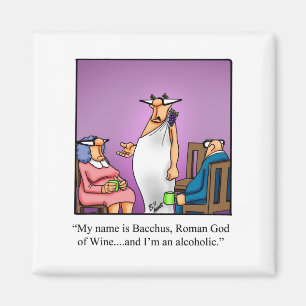 Hilarische Wijn Humor Magnet Magneet