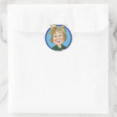 Hilary Clinton Election 2016 Ronde Sticker (Tas)
