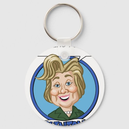 Hilary Clinton Election 2016 Sleutelhanger (Voorkant)