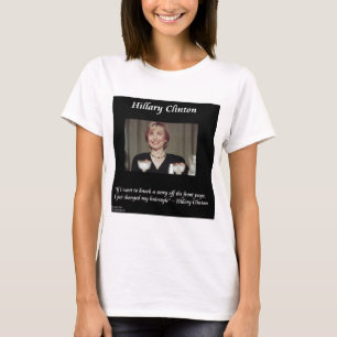 Hilary Clinton Kapsels & Koppen Quote T-shirt
