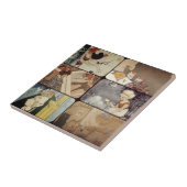 Hilda Collage Cowham illustratie | Tegeltje (Zijkant)