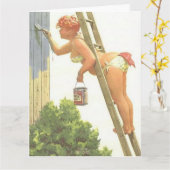 HILDA CURVY BIG BOTTOMOMÉ SUR LES CARTES DE SALUT  (Fleur jaune)