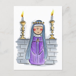 Hildegard of Bingen Briefkaart