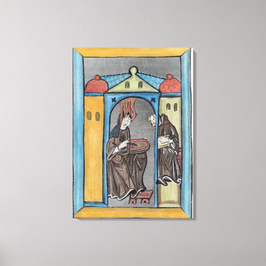 Hildegard of Bingen Canvas Afdruk (Voorkant)