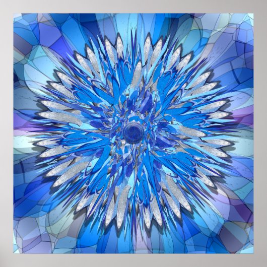 Hildegarde - Floral Disk Poster (Voorkant)