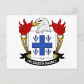 Hildreth Family Crest Briefkaart (Voorkant)