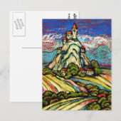 Hill Castle Fantasy Briefkaart (Voorkant / Achterkant)