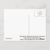 Hill Castle Fantasy Briefkaart (Achterkant)