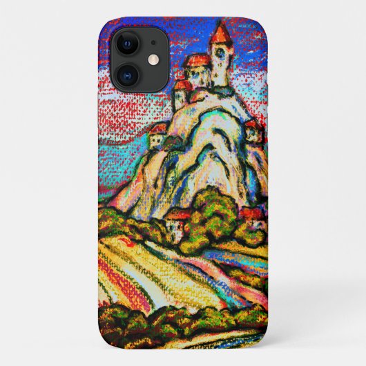 Hill Castle Fantasy iPhone Case (Achterkant)