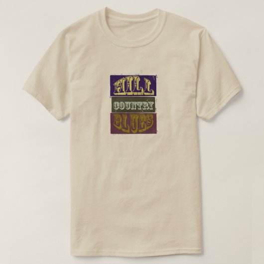Hill Country Blues T-shirt (Design voorkant)