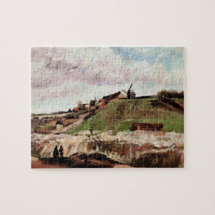 Hill of Montmartre met Quarry door Vincent van Gog Legpuzzel