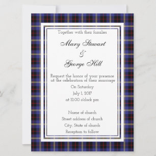 Hill Scottish Faire-part de mariage