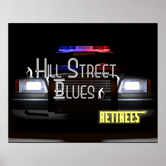 Hill Street Blues - Retirees Poster (Voorkant)