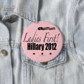 Hillary 2012 ronde button 4,0 cm (In situ)