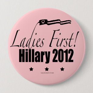 Hillary 2012 ronde button 4,0 cm