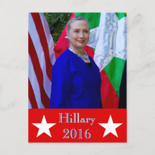 Hillary 2016 briefkaart