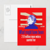 Hillary 2016-Briefkaart Briefkaart (Voorkant / Achterkant)