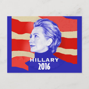 Hillary 2016-Briefkaart Briefkaart