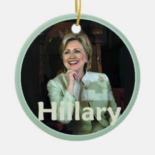 Hillary 2016 keramisch ornament