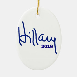 Hillary 2016 keramisch ornament