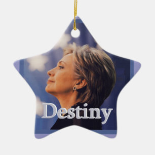 Hillary 2016 keramisch ornament