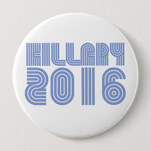 HILLARY 2016 .png Ronde Button 4,0 Cm (Voorkant)