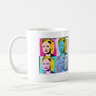 hillary 2016 pop art - -  koffiemok